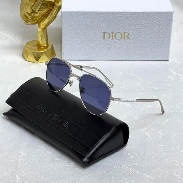 Dior Refined Silver Frame Sunglasses