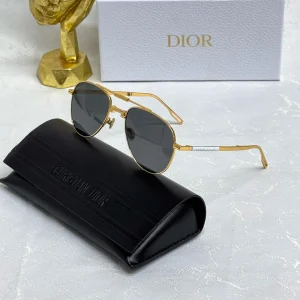 Dior Stylish Gold Frame Sunglasses