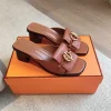 Luxurious Women's Buckle Sandals – Harmes Brown