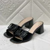 Valentino Black VLogo Signature Block Heel Sandals black
